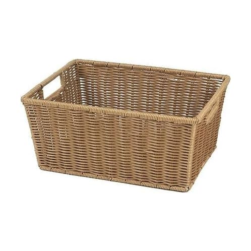 Frukt & Grönt korg Halv, Brun 40x30x18cm – Varuexponering från Butiksprofil