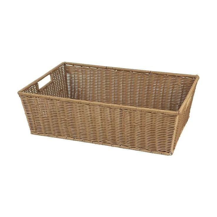 Frukt & Grönt korg Hel, Brun 60x40x18cm – Varuexponering från Butiksprofil
