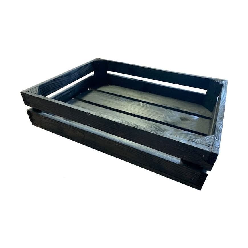 Trälåda "Kivik" 40x30x8,5cm – Skyltmaterial från Butiksprofil