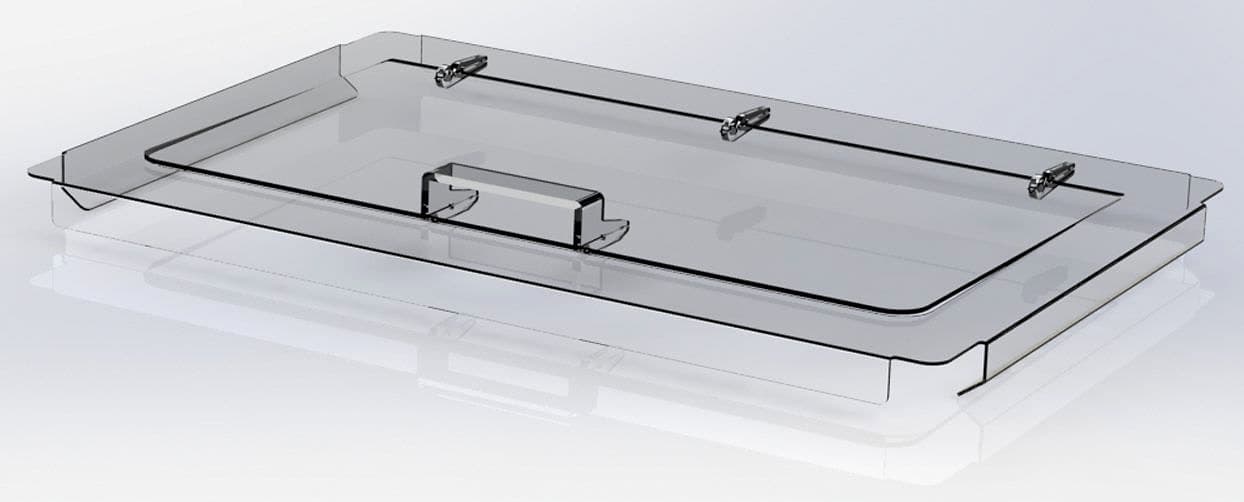 Lock med handtag, 40x30cm – Varuexponering från Butiksprofil