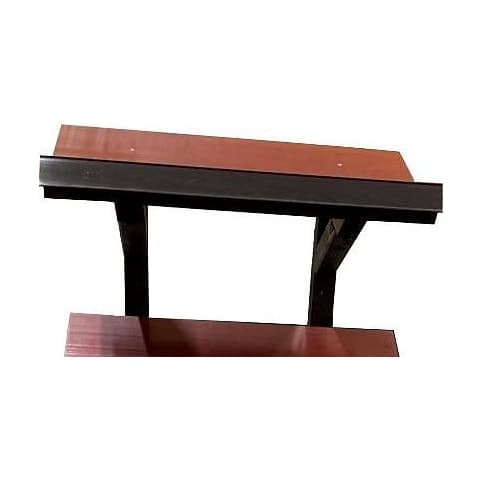 Överhylla lutande pallexpo 60x40cm med formplywood Kompl – Varuexponering från Butiksprofil