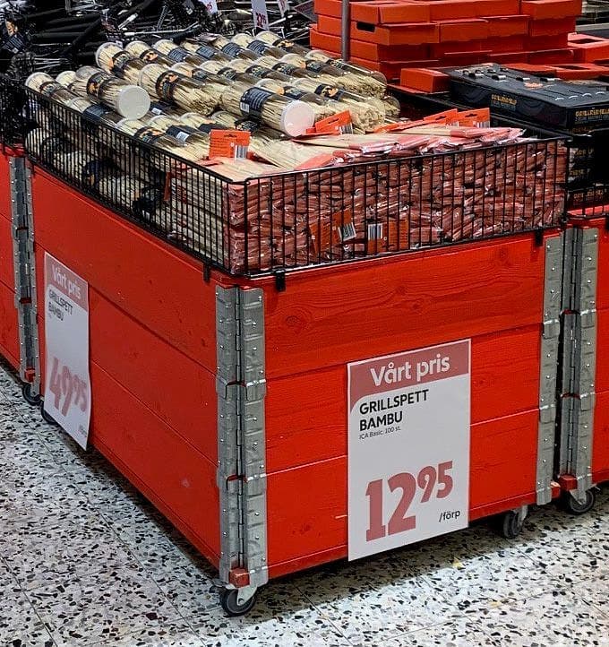 Pallexponering Helpall, Färg – Varuexponering från Butiksprofil