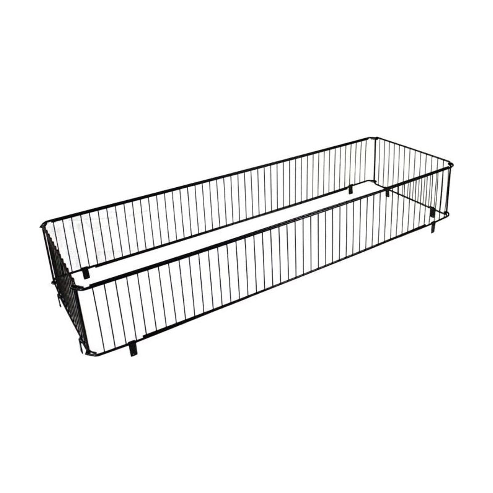 Pallkrage Svart TRÅD, 120x40cm – Varuexponering från Butiksprofil