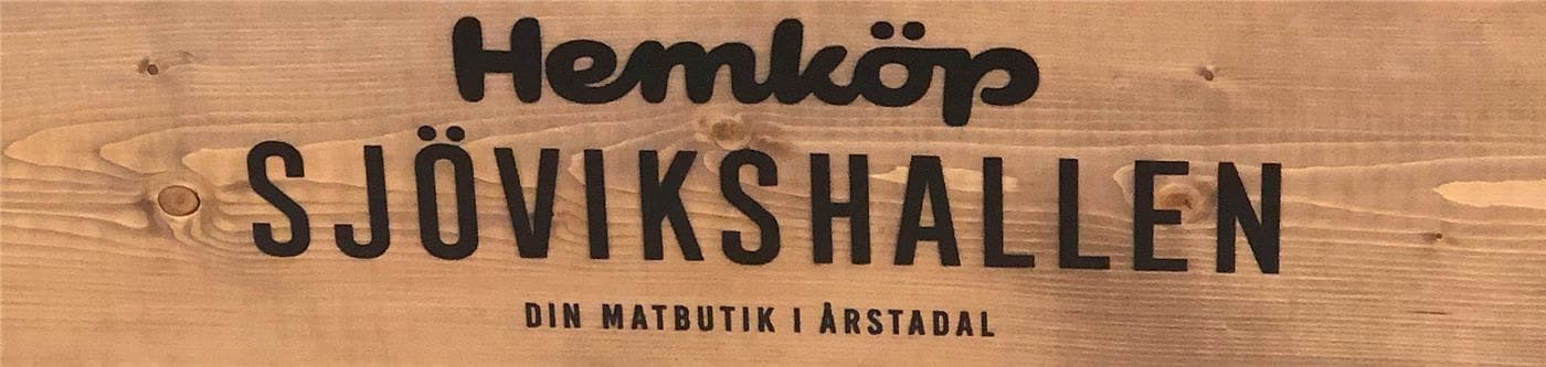 Tryckt skylt, 50x13cm – Varuexponering från Butiksprofil