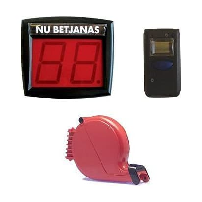 Startpaket Könummerdisplay inkl. 2st tryckknappar – Prismärkning från Butiksprofil