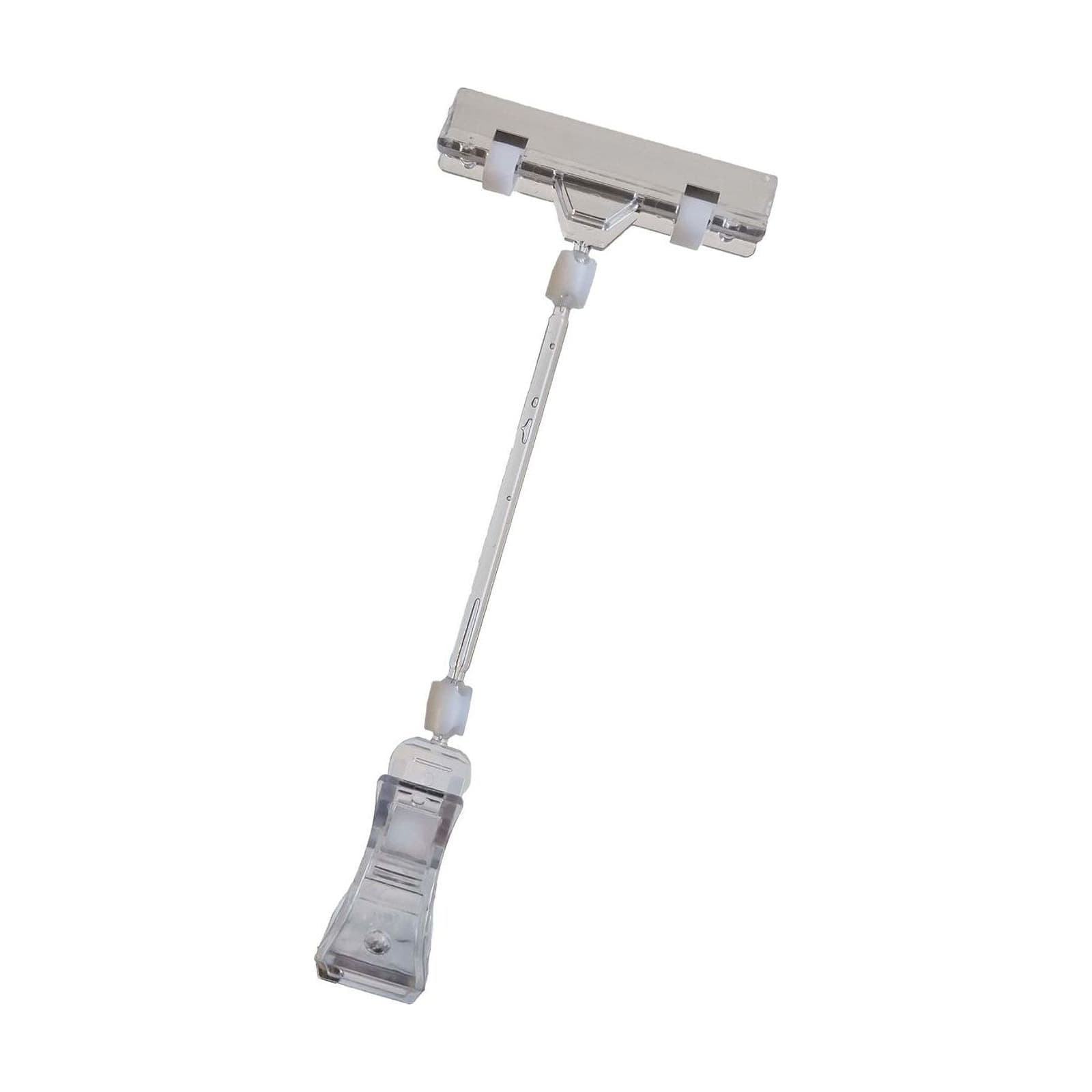 Klämma jumbo 10cm pelare klämma – Skyltmaterial från Butiksprofil