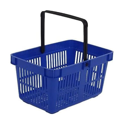 Kundkorg 27 liter blå – Kundkorgar & vagnar från Butiksprofil
