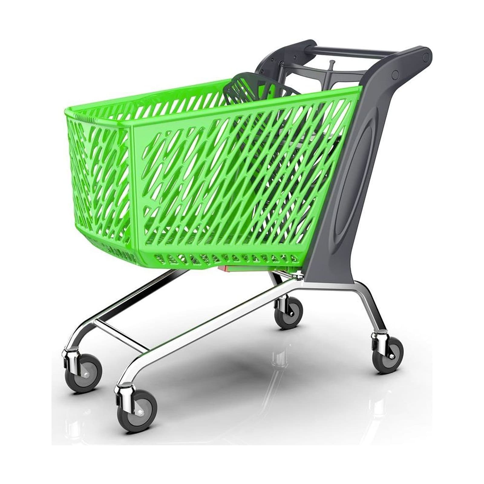 Kundvagn Midi EKO Färg, 160L – Kundkorgar & vagnar från Butiksprofil