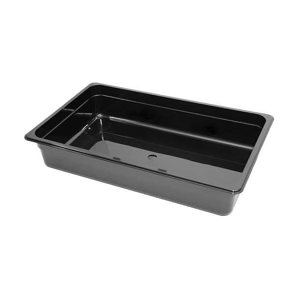 Kantin 1/1 svart, Djup 65mm – Butiksutrustning från Butiksprofil