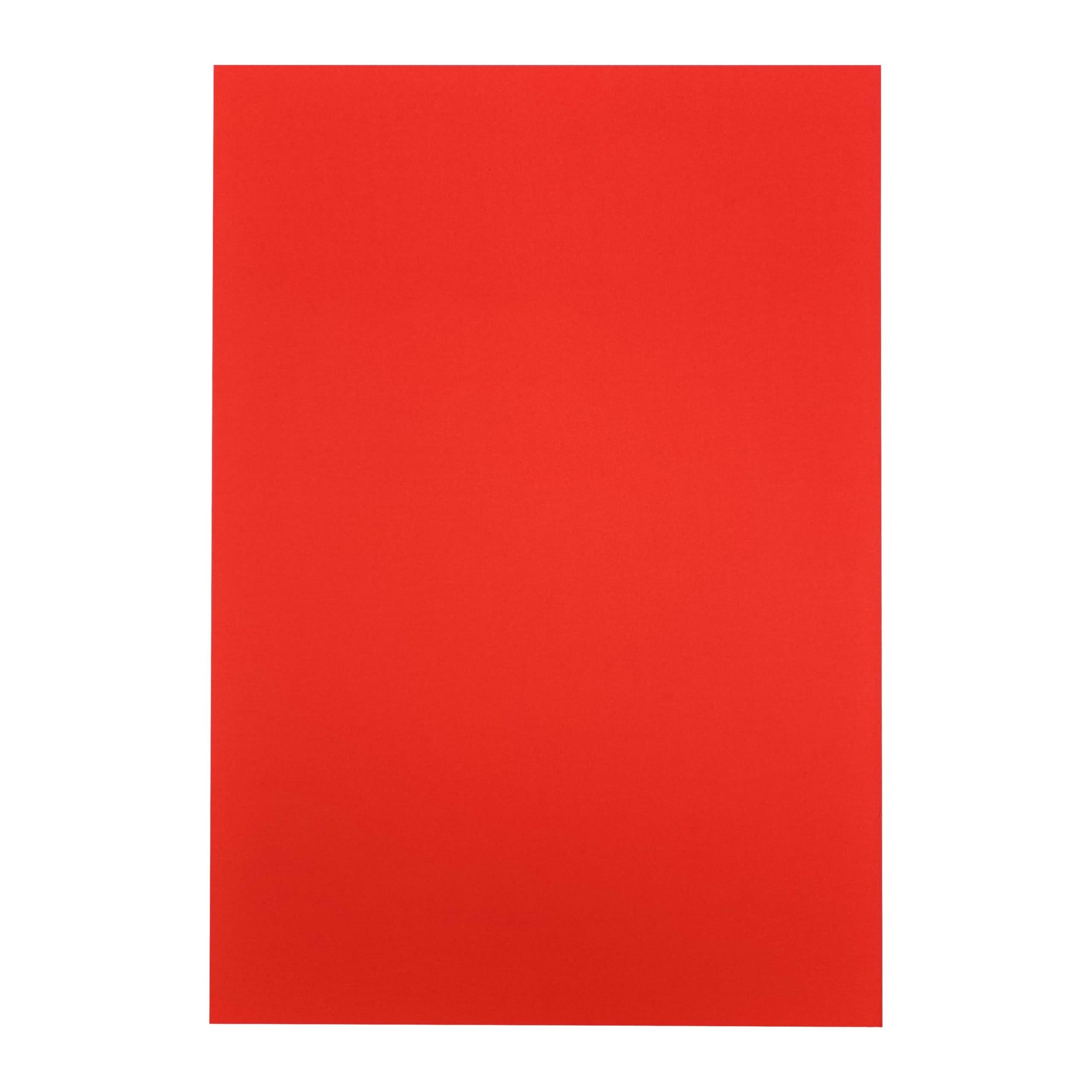 Papper 70×100 röd neon, 90g, 250 ark/frp