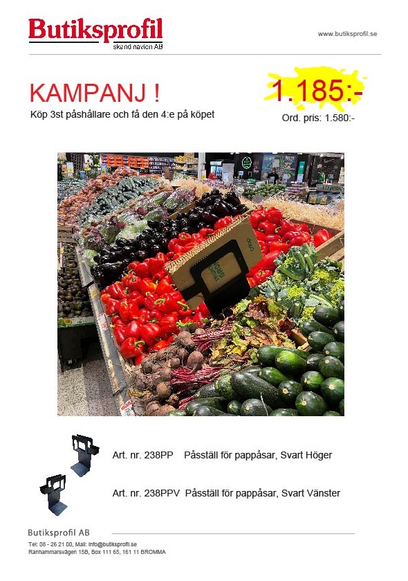 Kampanjblad: Påshållare disk